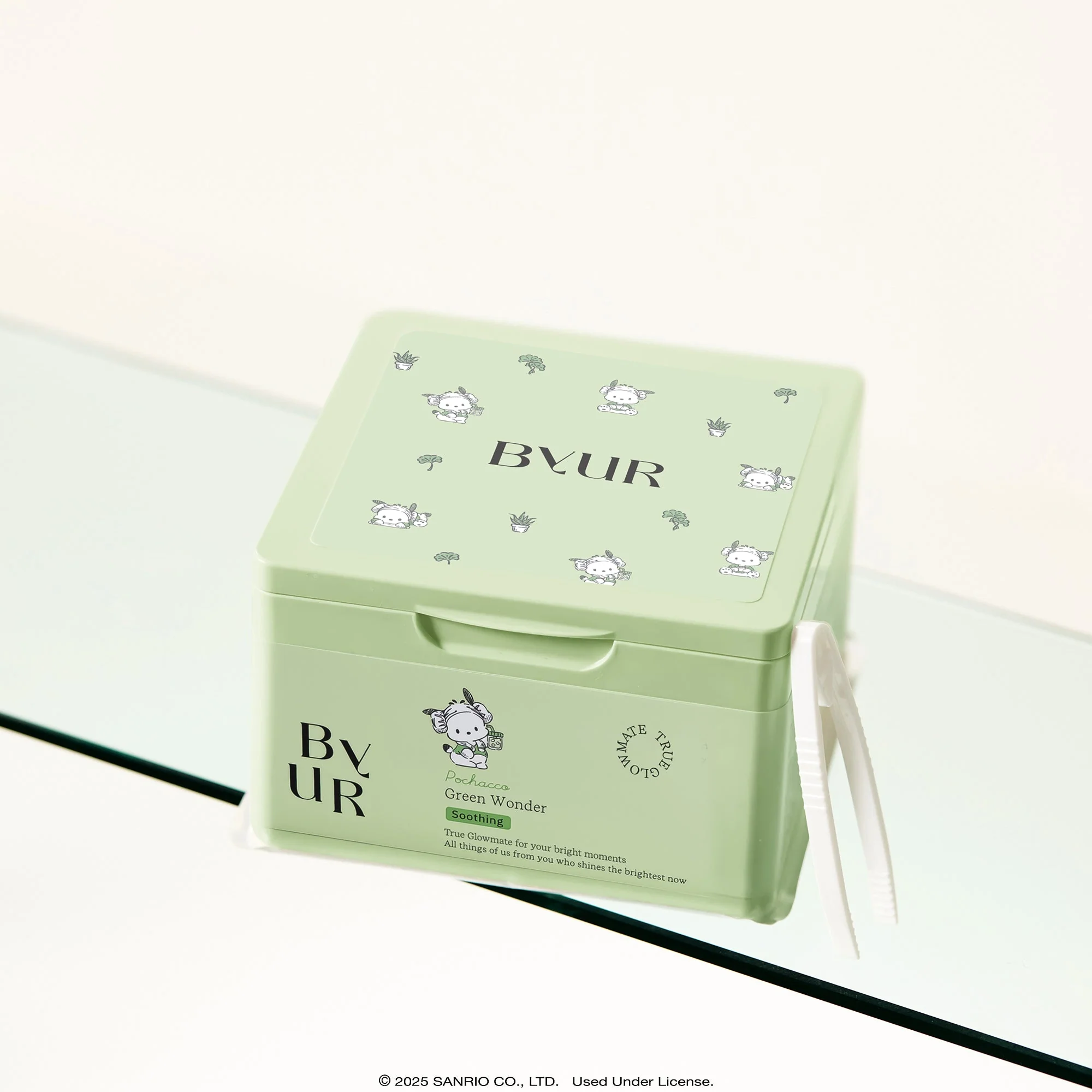 Pochacco x ByUR Green Wonder Daily Aqua Serum Mask (Sanrio K-Spa Edition) - Image 3