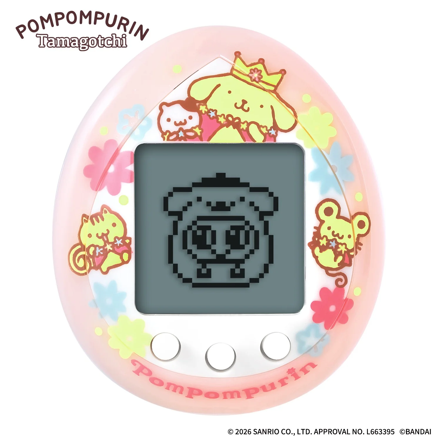 Pompompurin x Tamagotchi Nano (Magical Pink)