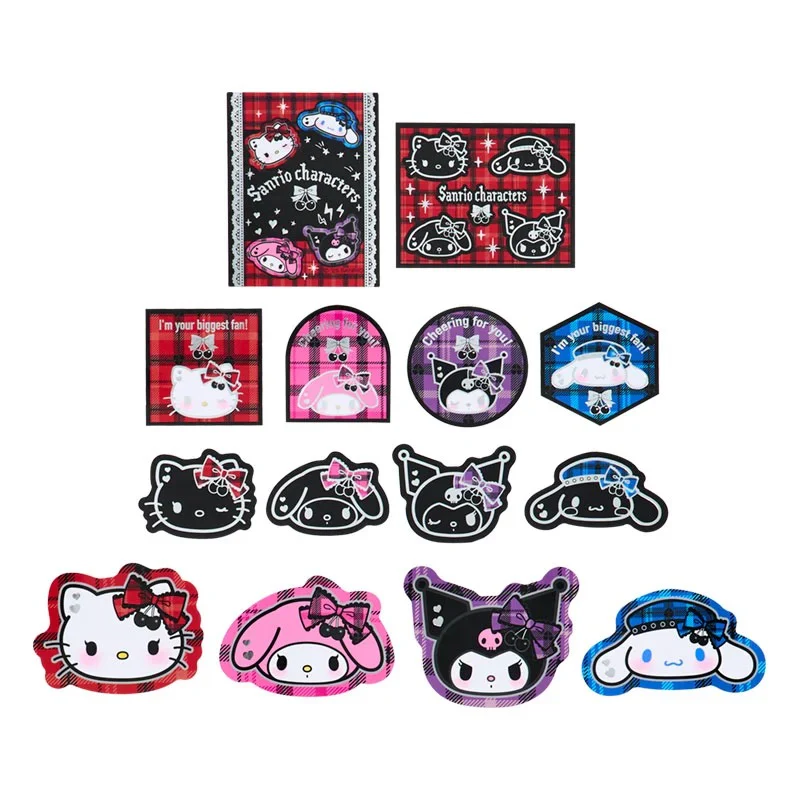 Sanrio Characters 28-pc Sticker Pack (Rock ’n’ Check Series) - Image 2