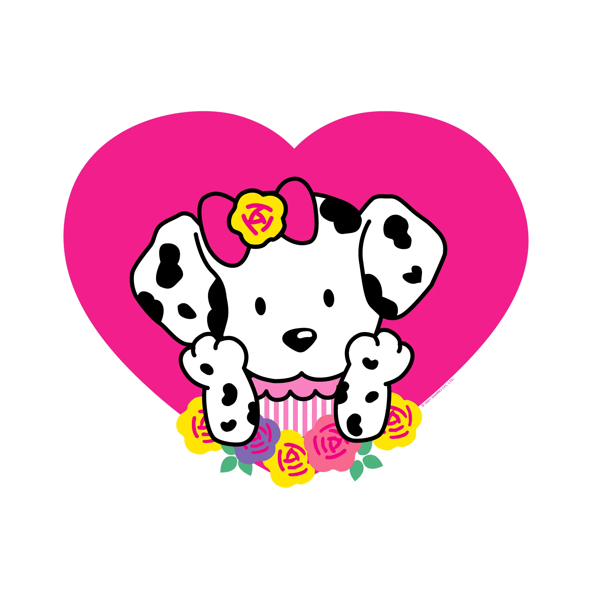 Spottie Dottie Pink Heart T-Shirt - Image 2